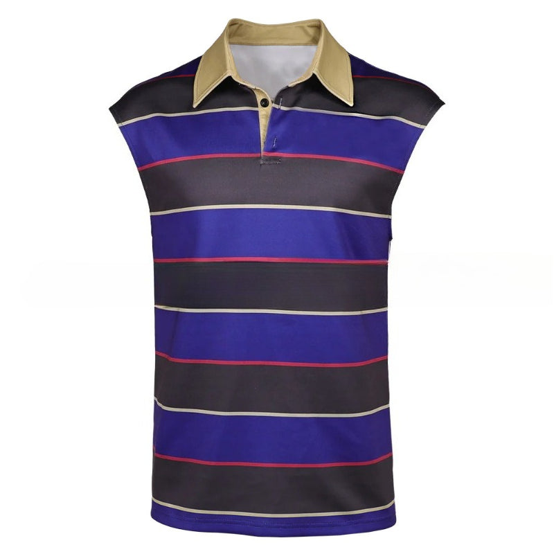 Mike Wheeler Striped Sleeveless Shirt Cosplay Costume