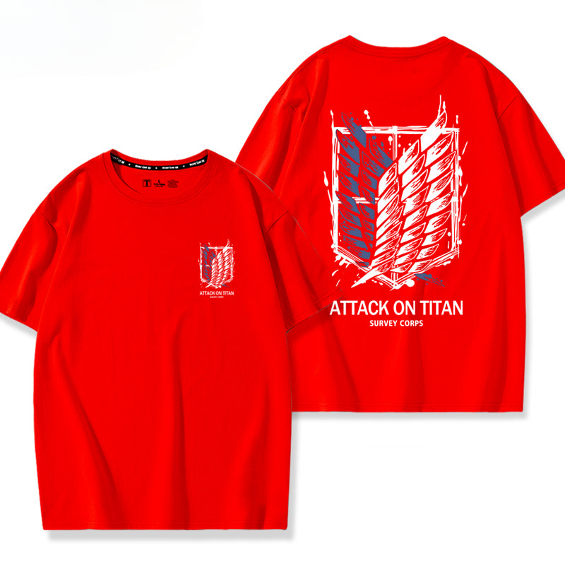 Unisex Wings of Freedom Anime Logo T-shirt