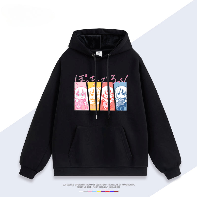 Unisex Anime Hitori Cotton Casual Hoodie