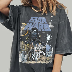 Vintage SW Unisex Graphic Washed T-shirt