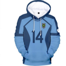 Unisex Anime Digital Print Cosplay Hoodie