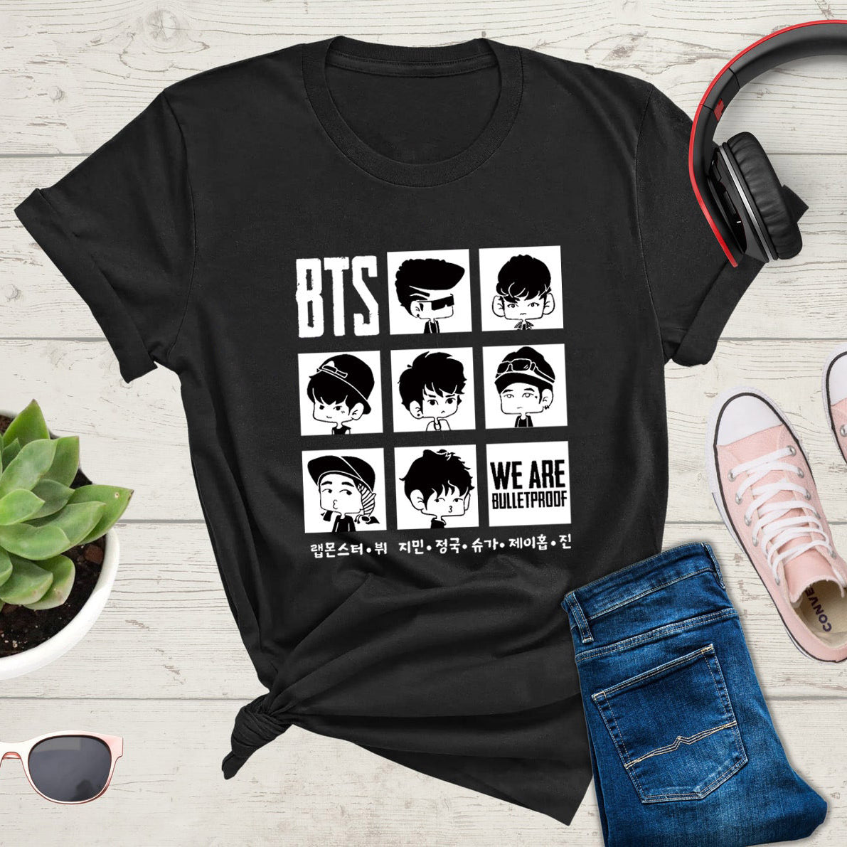 Chic Girls We Are Bulletproof Kpop T-shirt