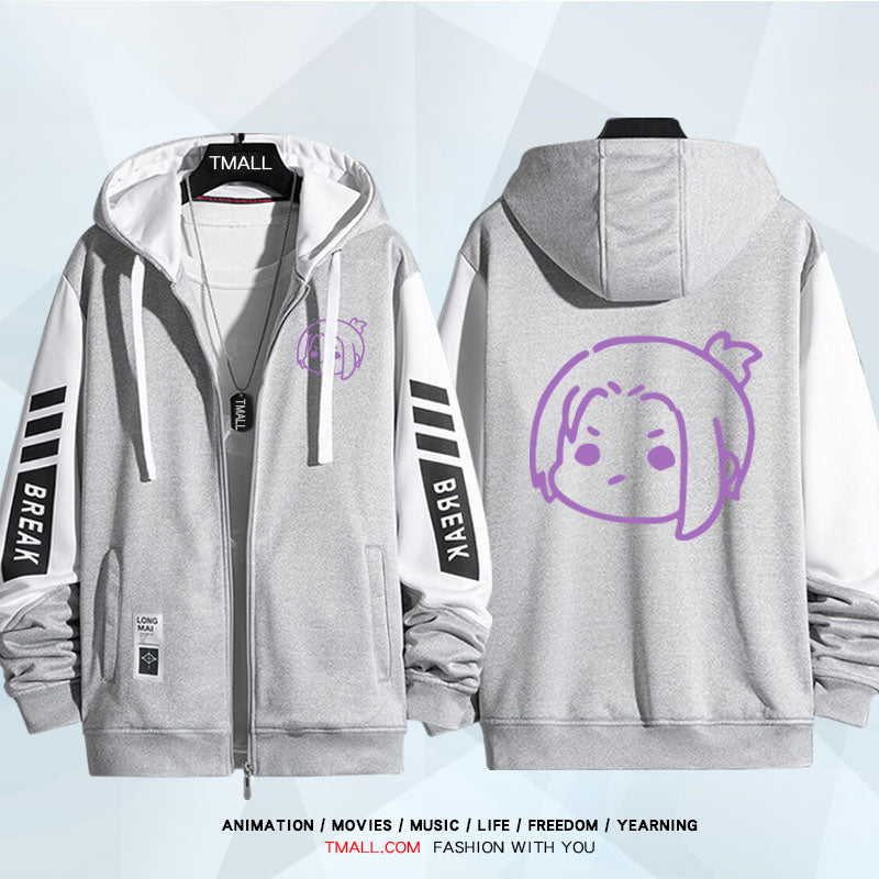 Unisex Anime Nagi Hooded Loose Jacket