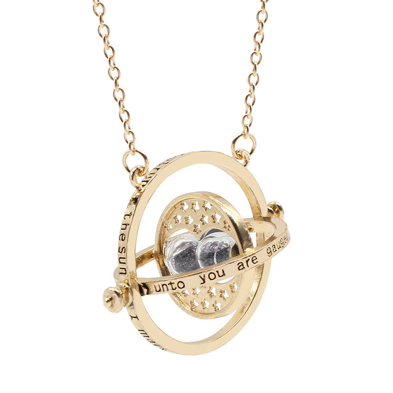 Harry Time Converter Hourglass Necklace