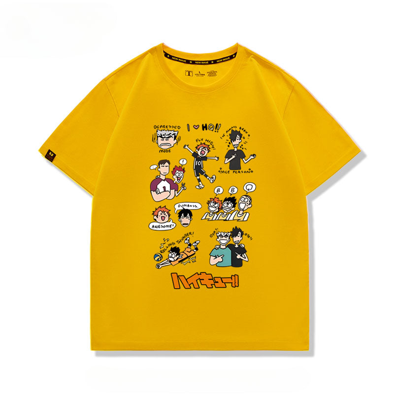 Hinata Anime Loose Short Sleeve T-Shirt