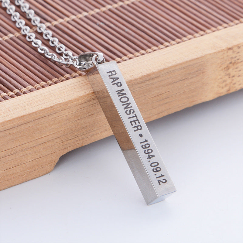 Chic BTS Titanium Steel Necklace