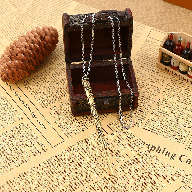 Harry Hermione Wand Necklace