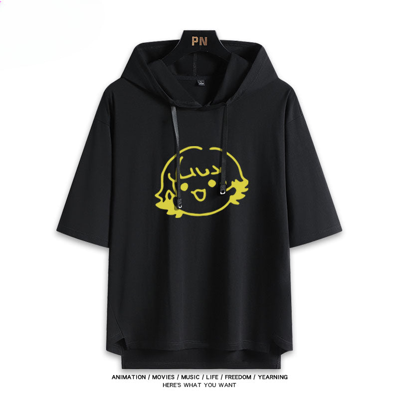 Men's and Women's Anime Nagi Hooded T-shirt
