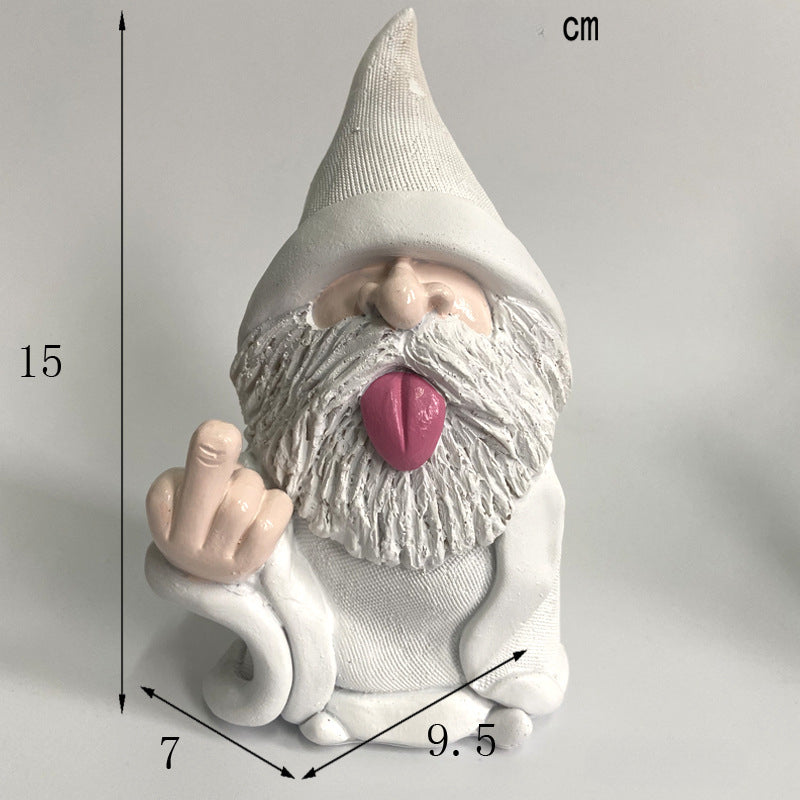 Smoking Middle Finger Gnome