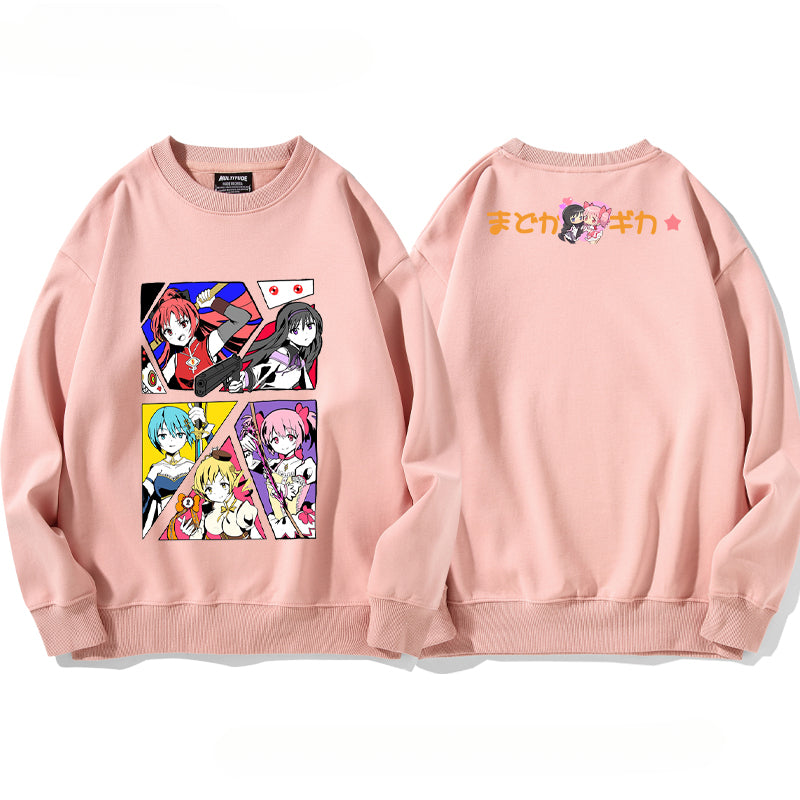 Casual Cute Girls Crew Neck Sweatshirt
