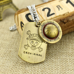 Luffy Straw Hat Necklace Keychain