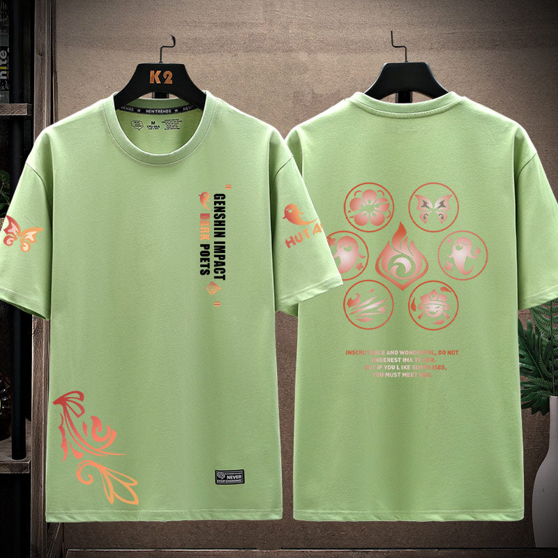 Unisex Game Pattern Cotton T-Shirt