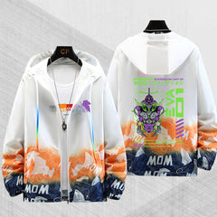 Casual EVA Print Thin Sunscreen Jacket