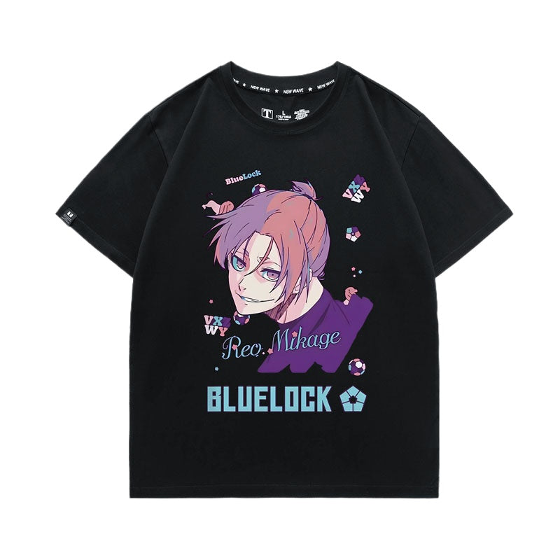 Unisex Anime Printed Short Sleeve T-Shirt