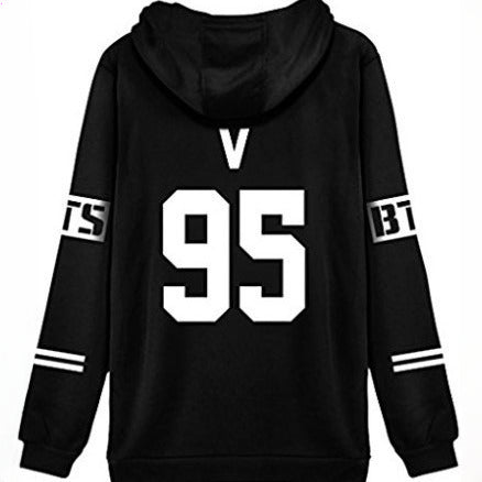 Casual KPOP Long Sleeve Pullover Loose Hoodie