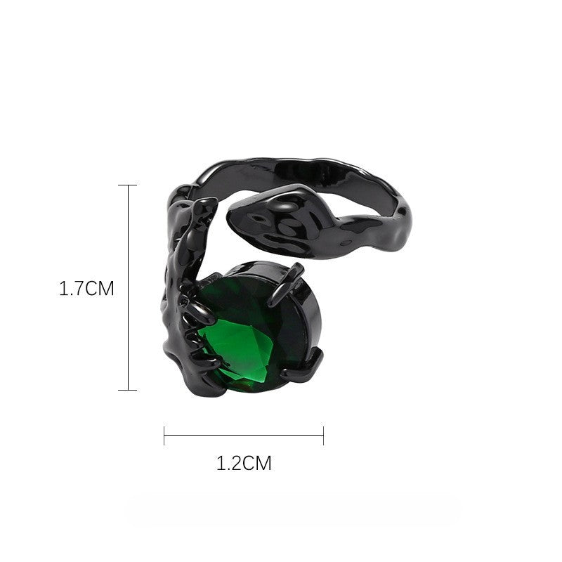 Retro Zircon Game Cos Ring