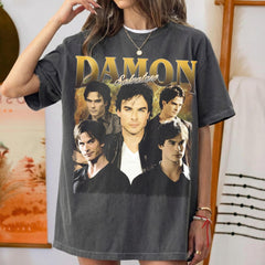 Damon Salvatore Graphic Tee Top