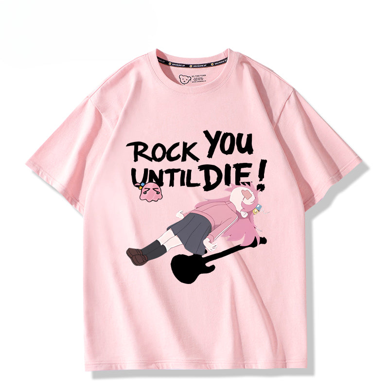 Funny Anime Graphic Short Sleeve T-Shirt