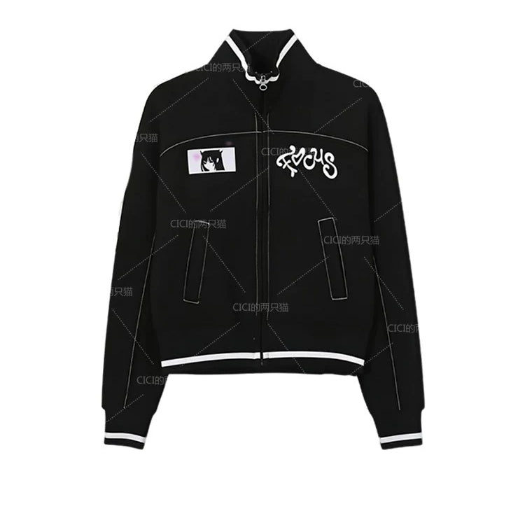 H2H Same Zipper Coat Top