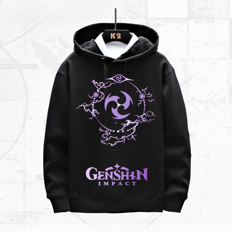 Trendy Game Graphic Printed Loose Hoodie