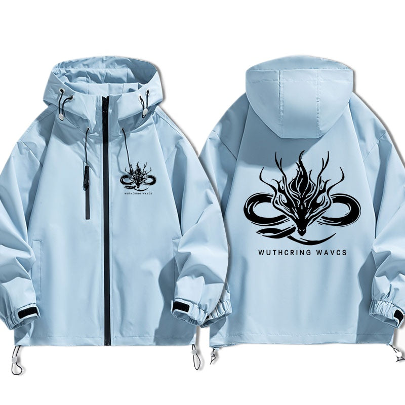 Unisex Game Logo Print Cos Zipper Jacket