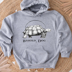 Behold Dog Pope Turtle Printed Hoodie Top