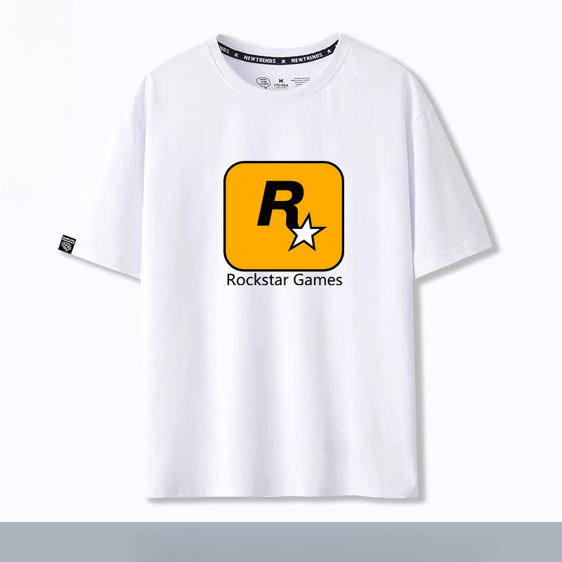 Unisex Game R Star Cotton Short Sleeve T-Shirt