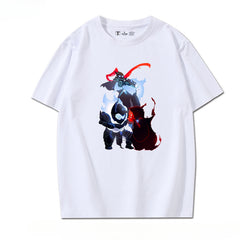 Trendy Anime Print Short-sleeved T-shirt