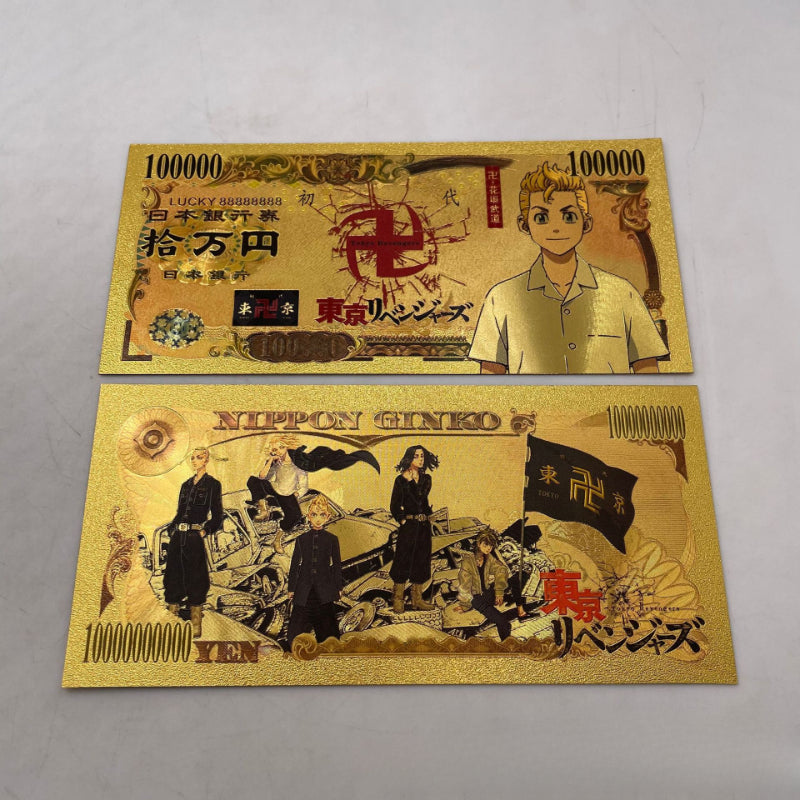 Plastic Gold Foil Banknotes Collection