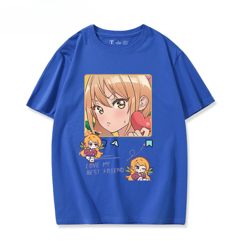 Unisex Anime Pattern Short Sleeve T-Shirt