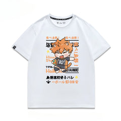 Hinata Cos Cotton Loose Short-sleeved T-shirt