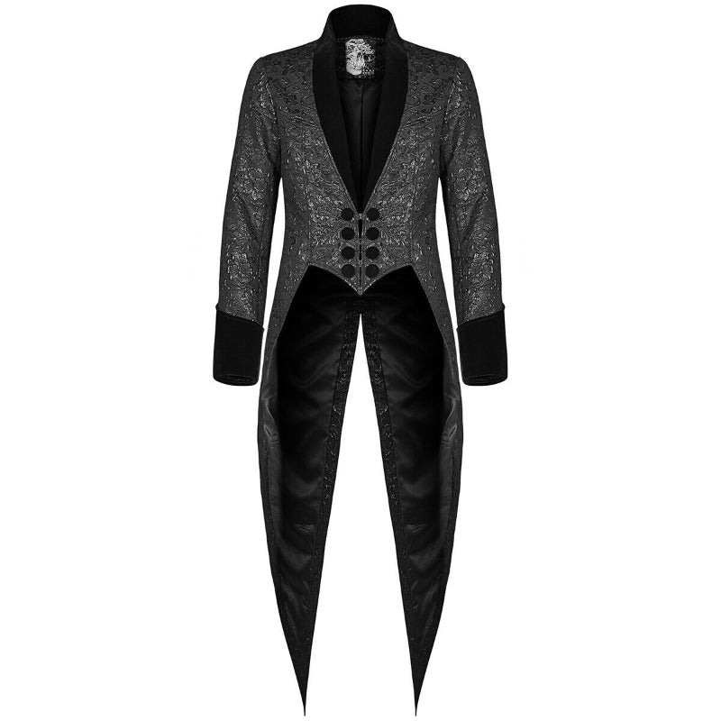 Men's Steampunk Tuxedo Jacquard Jacket