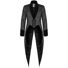 Men's Steampunk Tuxedo Jacquard Jacket