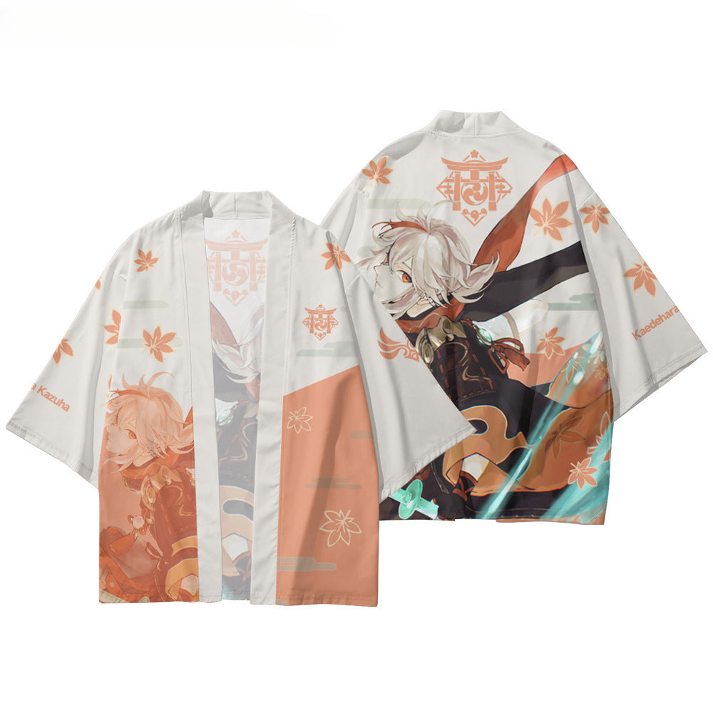Unisex Game 3d Print Cosplay Kimono Cloak