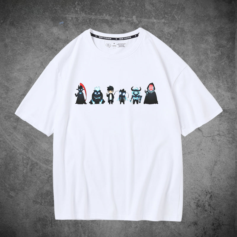 Unisex Anime Cos Cotton Short-sleeved T-shirt