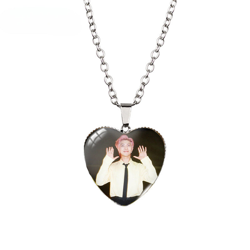 Kpop Heart-shaped Necklace