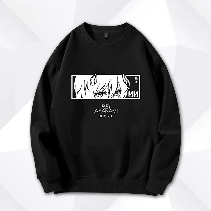 EVA Rei Anime Loose Sweatshirt