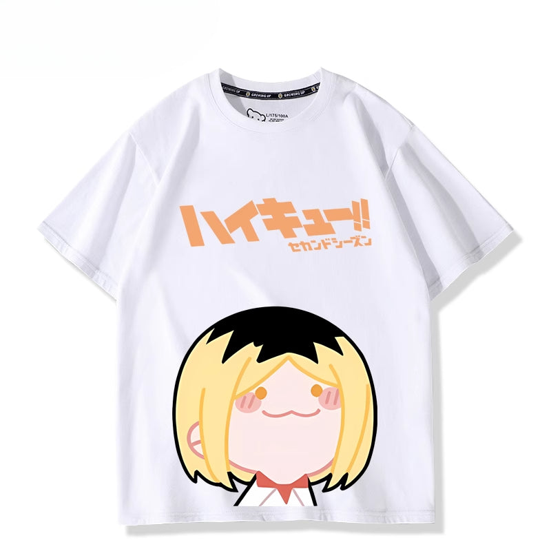 Cute Anime Graphic Short Sleeve T-Shirt