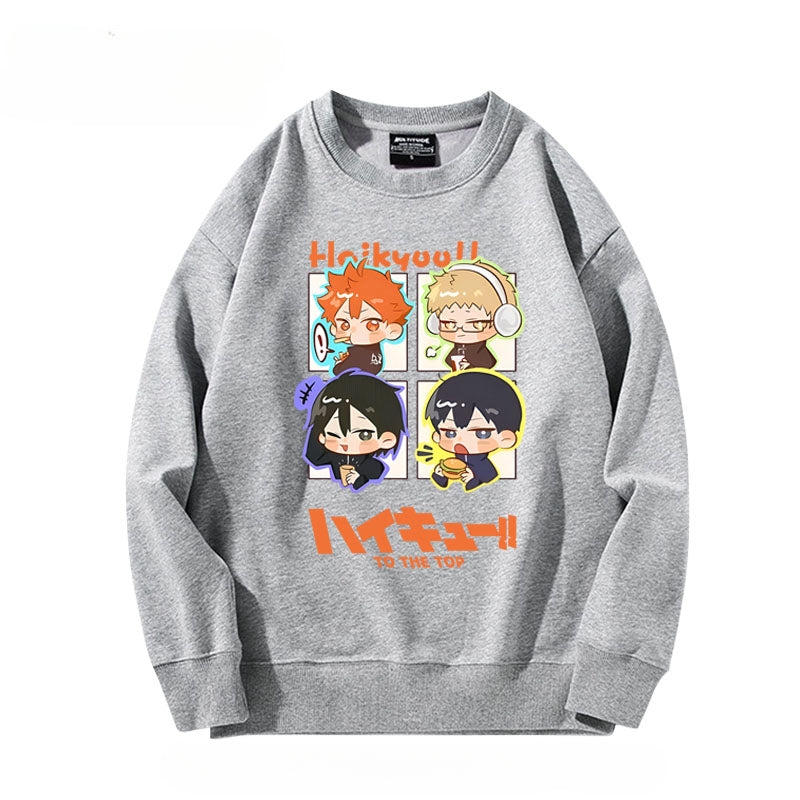 Unisex Hinata Anime Crew Neck Sweatshirt