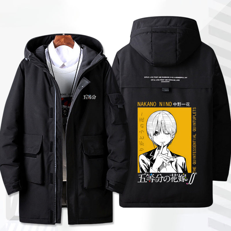 Men's and Women's Anime Winter Down Jacket