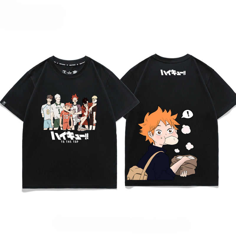 Unisex Hinata Volleyball Cotton T-Shirt