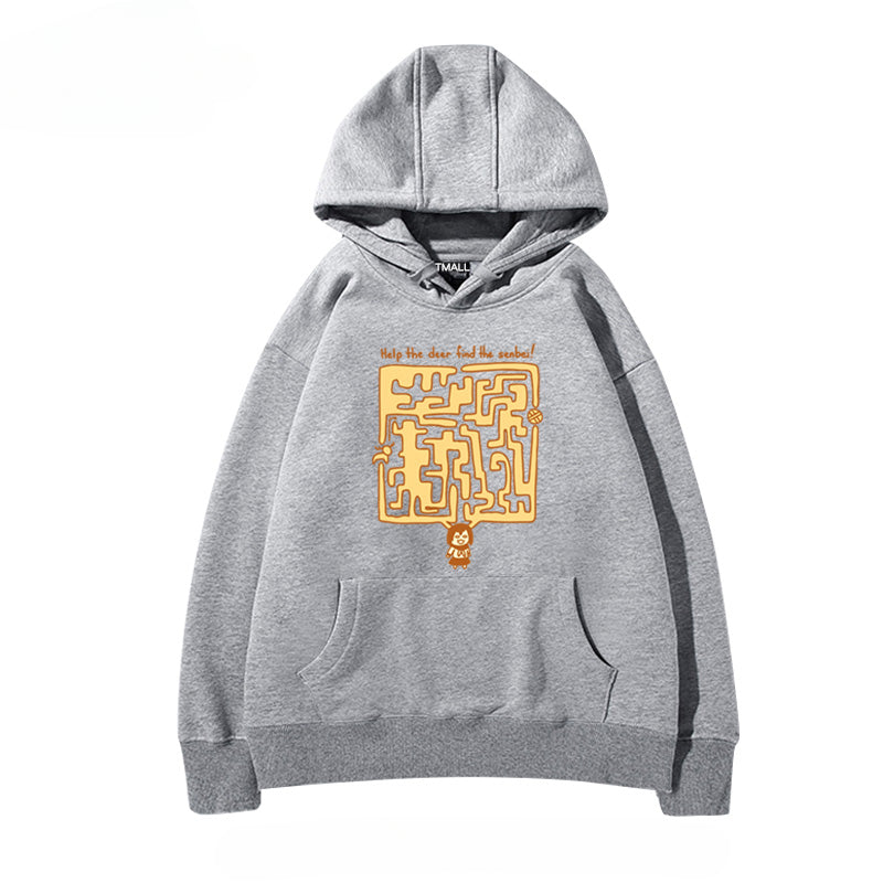 Women's Anime Graphic Pullover Hoodie