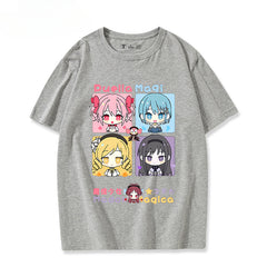 Cute Girls Anime Print Cos T-shirt