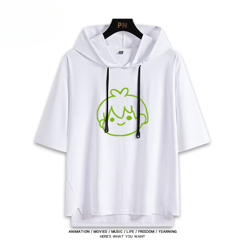 Men's and Women's Anime Nagi Hooded T-shirt
