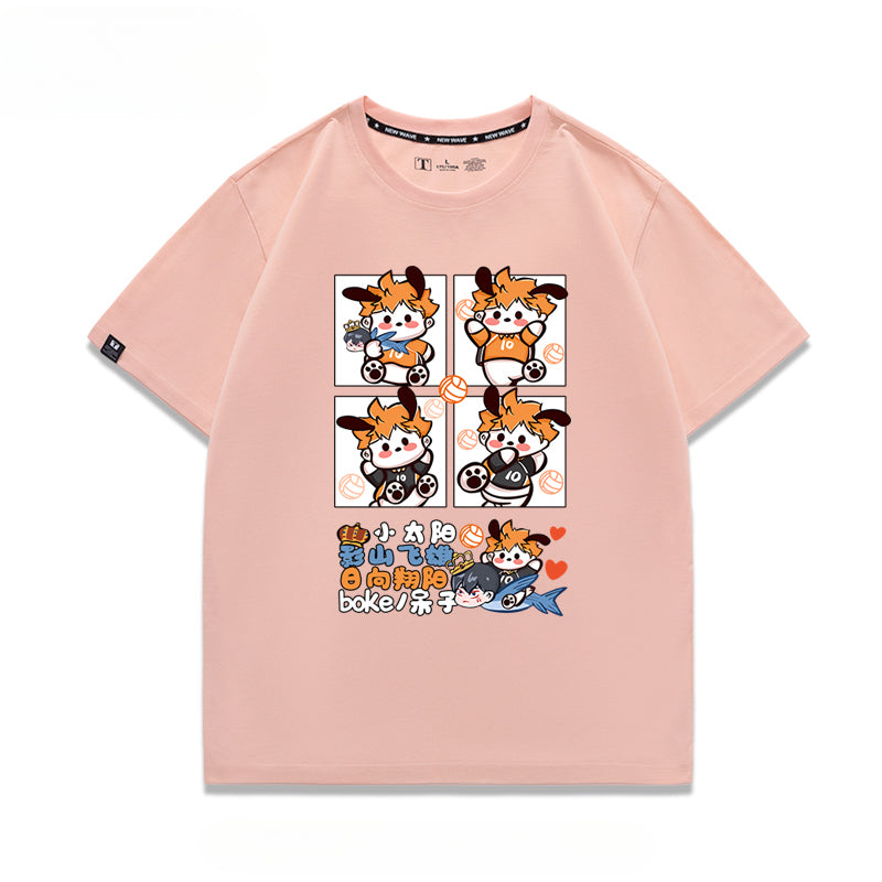 Cute Hinata Anime Short-sleeved T-shirt