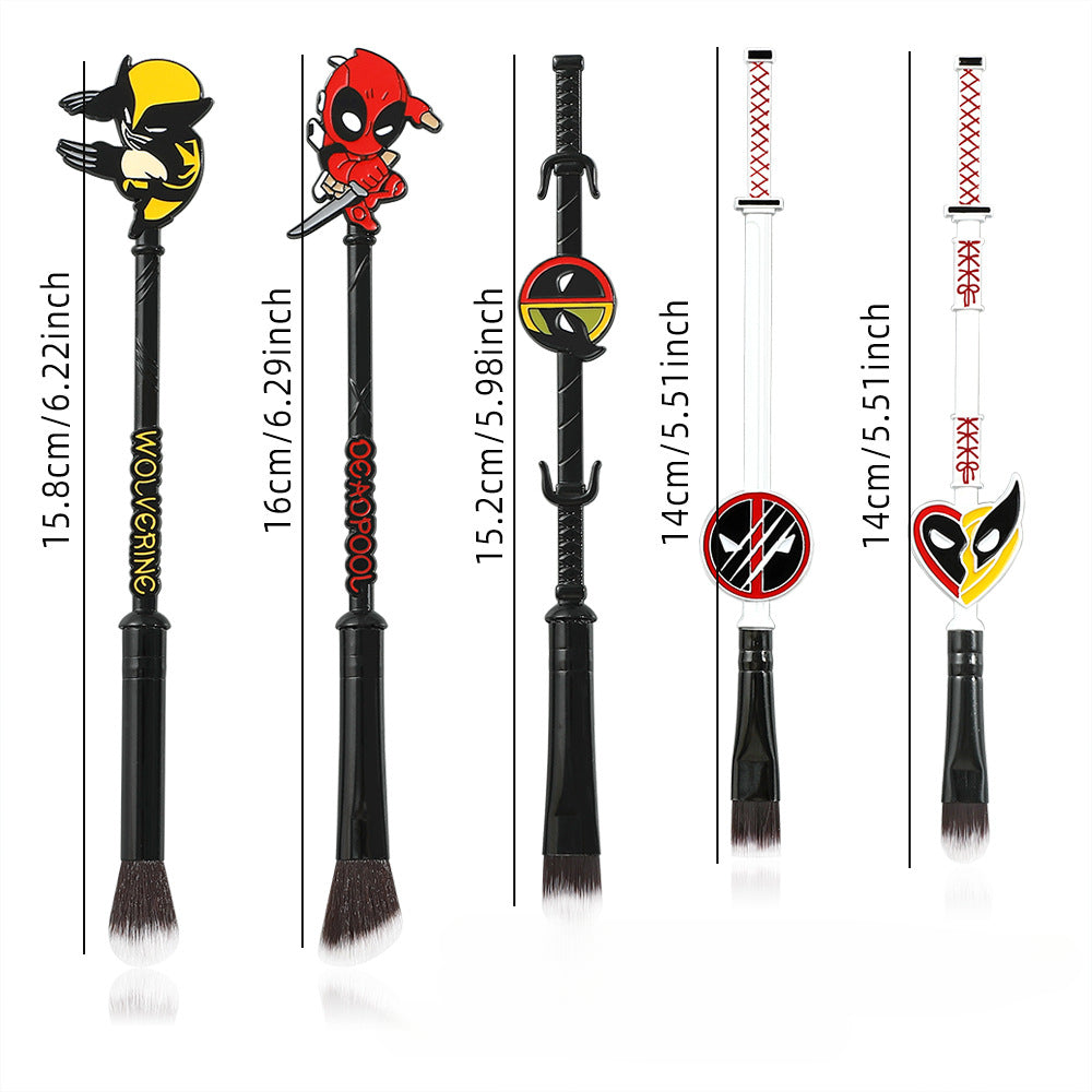 Deadpool & Wolverine Makeup Brush Set