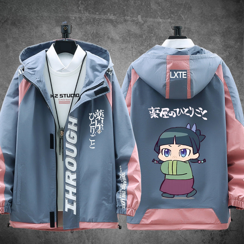 Cool Anime Print Cos Zipper Hooded Jacket
