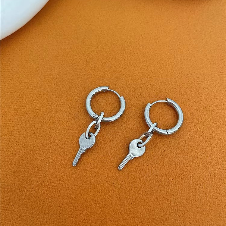 Hyunjin Key Titanium Steel Earrings