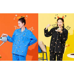 Unisex Kpop Good Day Bad Day Long Sleeve Pajama Set