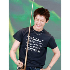 Trendy JAMES Same Black T-shirt Top